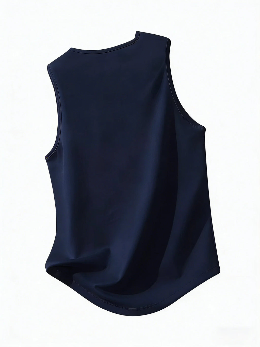 Men's fitness vest with fitness-themed patterns - breathable polyester, sleeveless sports outfit